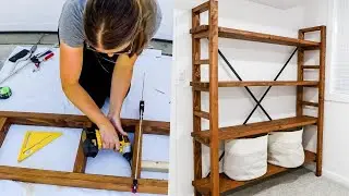 How to build an open bookshelf | DIY tutorial