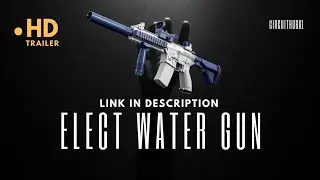 Ultimate Electric Water Gun m416 Unboxing & Action Replay | water gun that charges| Circuit Hub