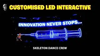 Customised LED INTERACTIVE performed by SKELETON DANCE CREW for the launch of TECENRIQ SC.