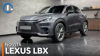 Lexus LBX 🇯🇵 SUV ibrido con più LUSSO e più CV della Toyota Yaris Cross