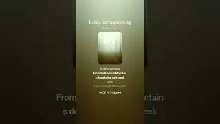 Randy Harrington Song