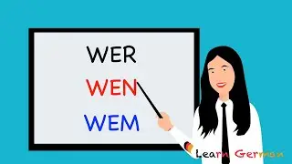 Fragewort WER | W-Fragen | Learn German Grammar | A1-A2