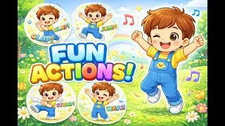 Fun Actions for Kids | Clap Jump Dance | PocoTales