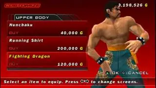 Tekken 5 Dark Resurrection Marshall Law Customization
