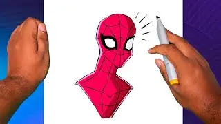 como desenhar o Homem-Aranha
