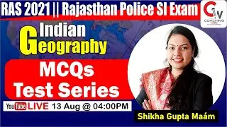 indian geography mcq | indian geography quiz | Geography | rpsc ras classes | By Shikha Gupta Ma&aacute;m