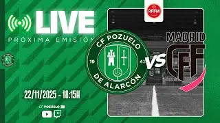 🔴 DIRECTO | CF POZUELO JUVENIL A FEM 🆚 MADRID CFF | J9