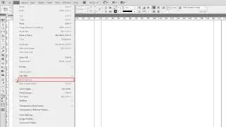 Adobe InDesign CS6 - Меню Edit