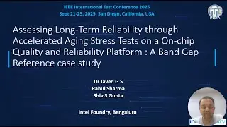 ITC 2025 - Special Session 9D - Best Paper from ITC India 2025 - 259 - AASTM - Intel Foundry - DrGSJ