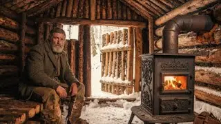 How One Mountain Man&rsquo;s Crazy Bucket Stove Heated His Cabin for 9 Hours Straight