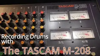 How to play drums with the Tascam M-208