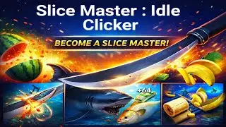 Slice Master: Idle Clicker Gameplay 🔪💰 | Relaxing ASMR Idle Slicing Game (Android)