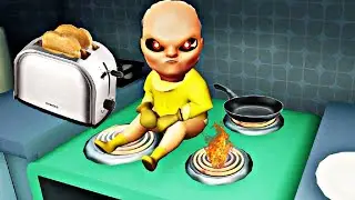 البيبي الملبوس بقى طباخ l لعبة النونو الملبوس the baby in the yellow