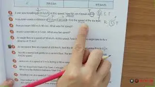 P6 Math: 28/5 Speed Word Problems (Finding S,D,T) L2 6B TB P7-11 WB P9, 11, 12