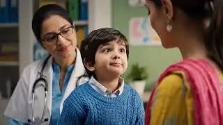 Cute Baby Doctor Visit 🥺, Duddu Aur Pyaar Best Dawa, Innocent Baby Moment, Smile Shots, Wholesome