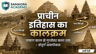 Ancient History Timeline: Stone age to post Gupta Empire (प्राचीन भारत) | BPSC, BSSC & Bihar SI