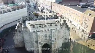 Southampton Bargate by drone