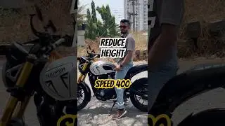 Speed 400 suspension preload adjustment👍#triumph #speed400 #triumphspeed400 #scrambler400x #400cc
