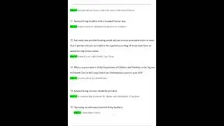 ALF Core Training Florida Exam Study Guide with 200+ Questions and Answers 2025  2025 Verified Answe