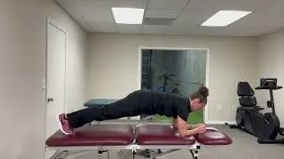 Front Plank with Hip Raises  Knee Extended
