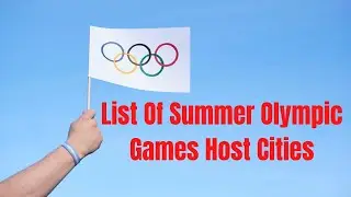 List of Summer Olympic Games host cities #Olympic, #worldseverycountry,