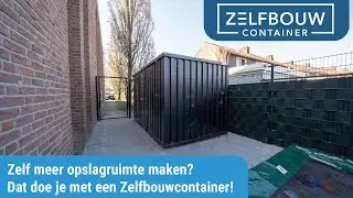 Zelf meer opslagruimte maken? Dat doe je met een Zelfbouwcontainer!