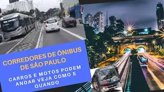 São Paulo corredores de ônibus e regras