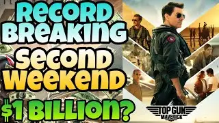 Top Gun Maverick Second Weekend Drop! Record Breaking! Beating Multiverse of Madness? Box Office