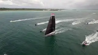 Boris Herrmann - Route du Rhum 2018 - Highlights of the finish (drone footage)