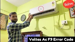 Voltas split ac f9 error code problem