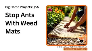 Weed Mat Ant Barrier Walkway Installation Guide