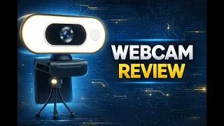 Review - Webcam with Ring Light Microphone - Streaming Web Camera, 1080P Full HD Pro Came