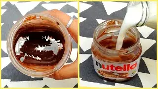 Make this with leftover nutella in jar