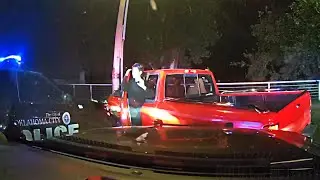Teen Crashes Into Telephone Pole During Police Chase
