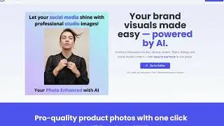 Your brand visuals made easy &mdash; powered by AI.