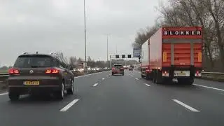 Dashcam Beelden Zaandam 》Amsterdam Via: A8 en A10.