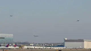 [4K] C-130 Overhead Tactical Approach at MSP Airport