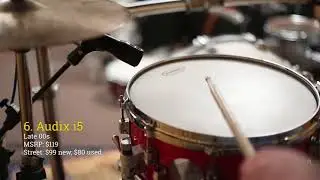 8 Dynamic Mics on a Modern Snare Drum