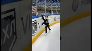 Мучаем тулуп #figureskating #ice #loveskating #дети #любовь #тренировки #фигурноекатание #love