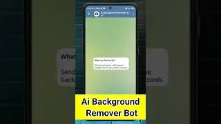 Remove Background from Image in Telegram     