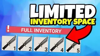 [READ DESCRIPTION FOR NEW VERSION] How to Make LIMITED INVENTORY SPACE | HowToRoblox