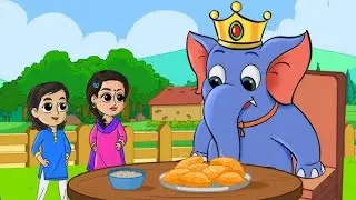 हाथी राजा Hindi Rhymes And Kids Song🎵 Radhe Krishna Education