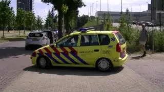 A1 OVD-G 22-803 Eindhoven vertrekt met spoed naar Grote brand Bijenkorf Eindhoven.