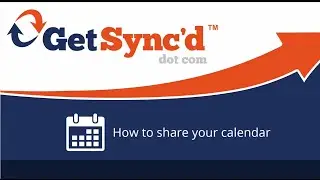 Sharing Calendars with GetSync'd Hosted Kerio Connect
