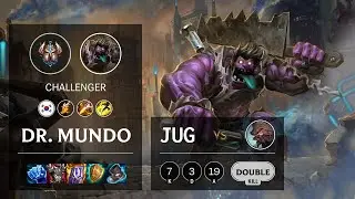 Dr. Mundo Jungle vs Udyr - KR Challenger Patch 11.4