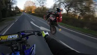 YZF250 AND EXC350 ROAD RIDE UK (4K)
