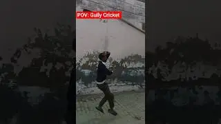 Gully Cricket 🏏 Bowling with gully boys pace (bowling)#cricket #cricketlover #rcb #shorts #viral
