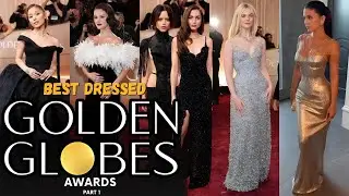 TOP 10 BEST DRESSED AT THE GOLDEN GLOBES AWARDS 2026! (Part 1)