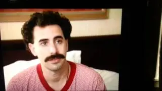 Borat be careful cj, hotel scene