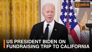 US President Biden on fundraising trip to California | DD India